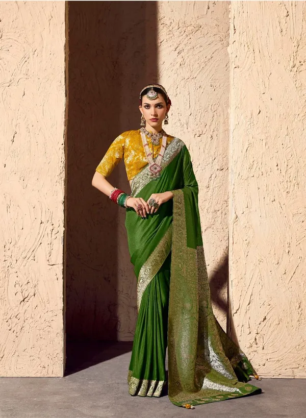 Olive_Green_Designer_Crepe_Georgette_Saree_Default_Title