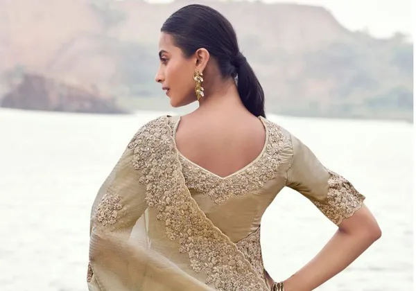 Beige_Function_Wear_Designer_Saree_Default_Title