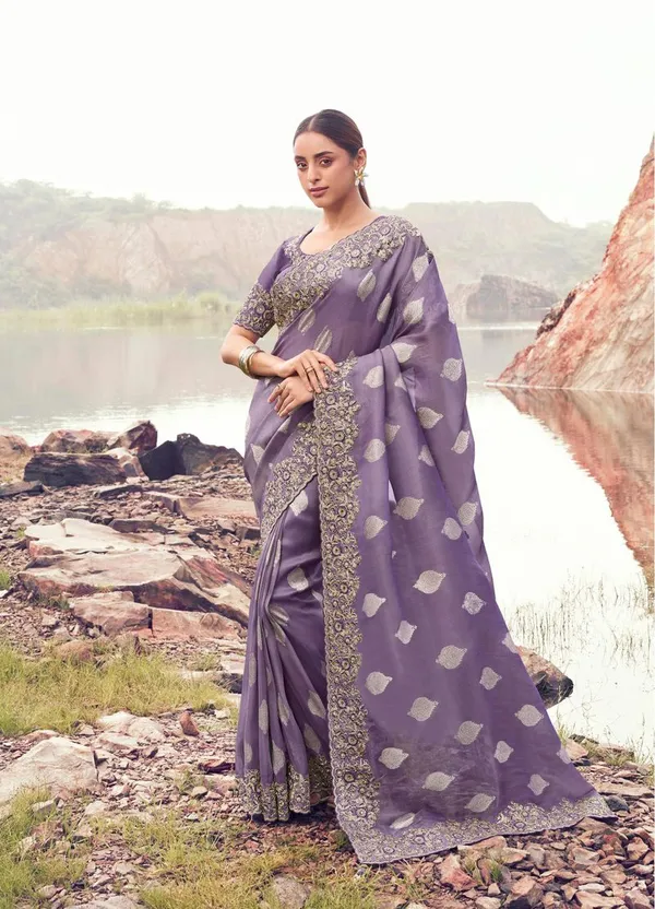 Purple_Premium_Designer_Tissue_Silk_Saree_Default_Title