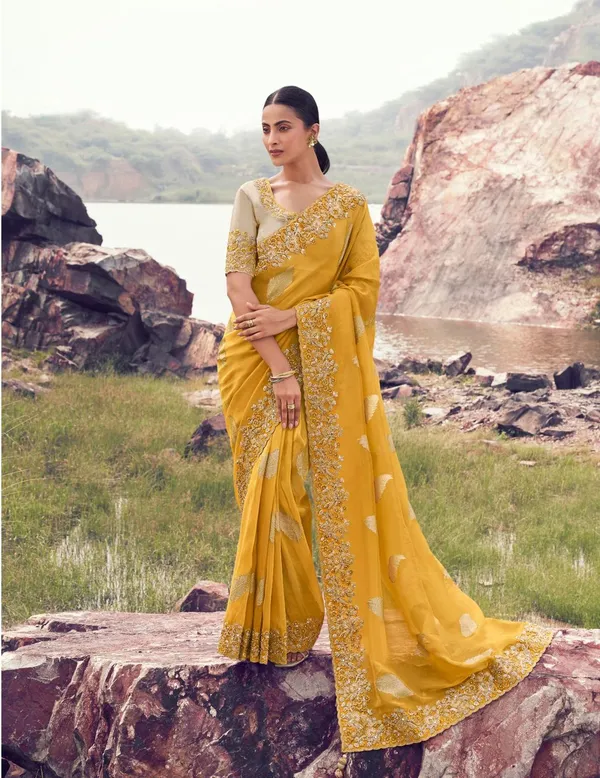 Yellow_Designer_Tissue_Silk_Saree_Default_Title