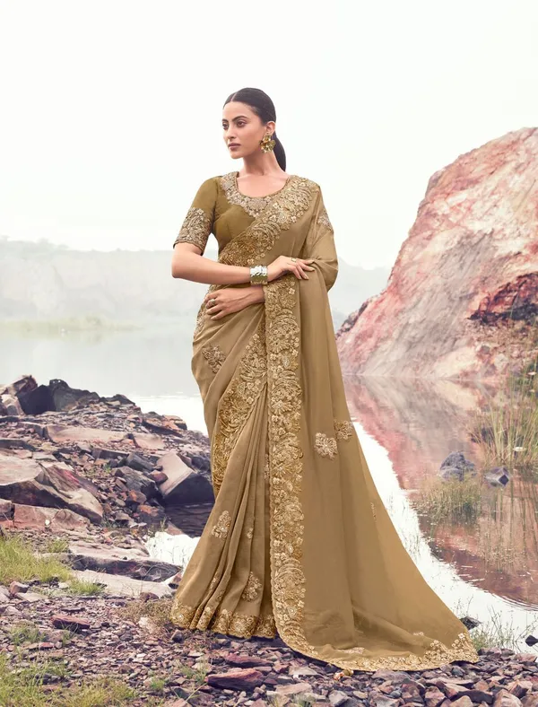 Chiku_Function_Wear_Designer_Banarasi_Silk_Saree_Default_Title