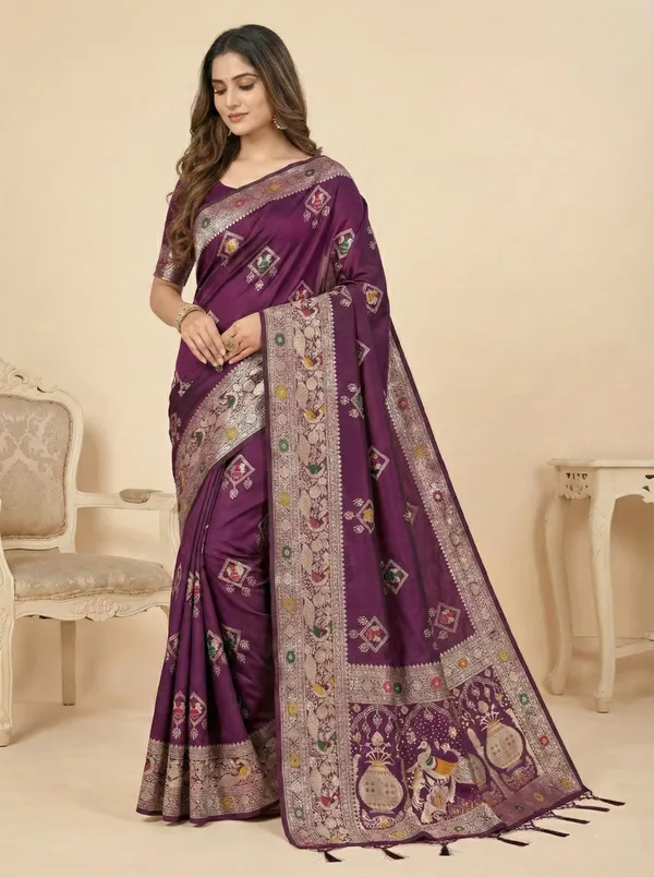 Royal_Purple_Color_Handwoven_Silk_Saree_With_Traditional_Motifs_Default_Title