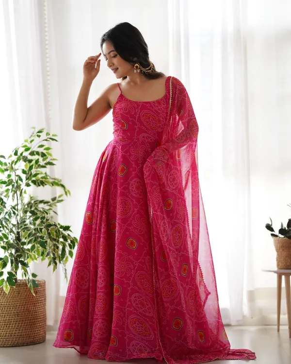Ethnivo_Pink_Traditional_Wear_Designer_Printed_Readymade_Suit