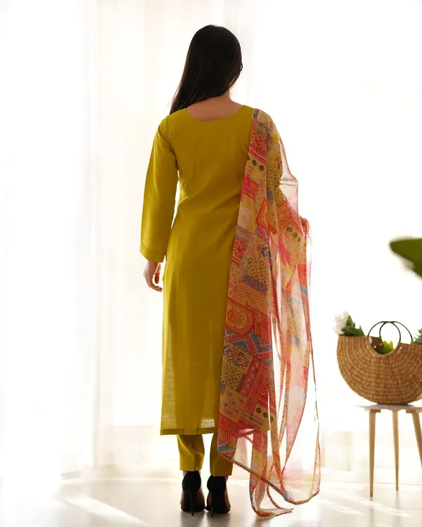 Mustard_Festive_Wear_Designer_Pure_Viscose_Readymade_Suit