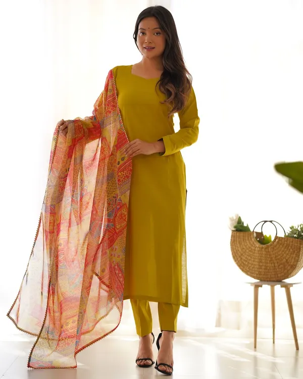 Mustard_Festive_Wear_Designer_Pure_Viscose_Readymade_Suit