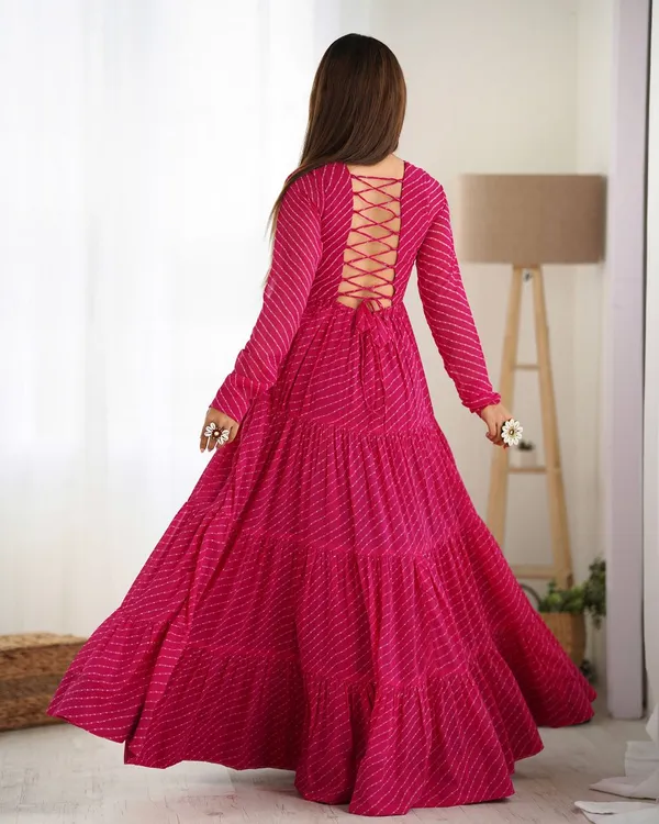 Ethnivo_Pink_Festive_Wear_Designer_Readymade_Suit
