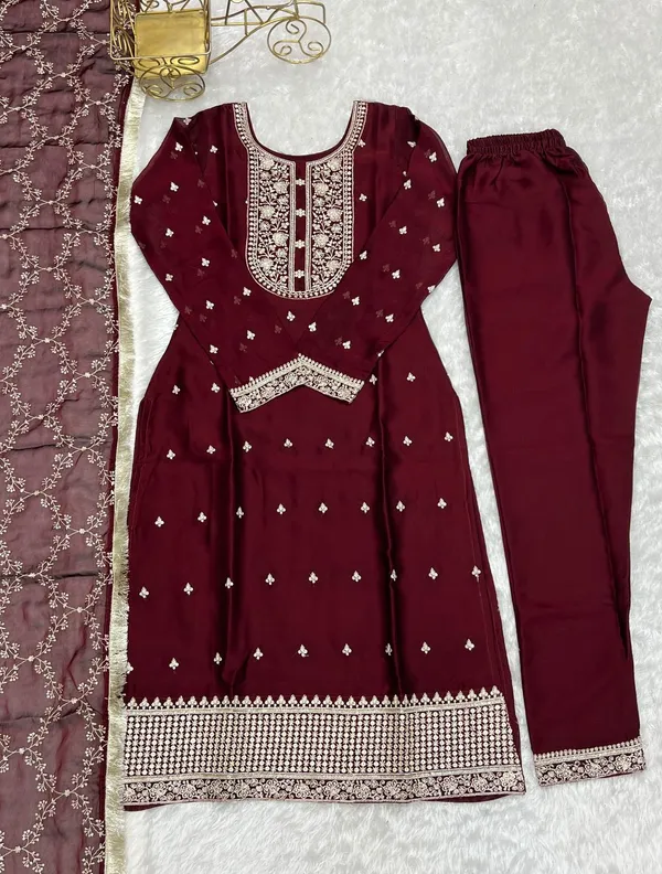 Maroon_Festive_Party_Wear_Designer_Readymade_Suit