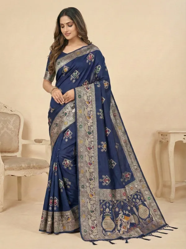 Royal_Blue_Handwoven_Silk_Saree_Default_Title