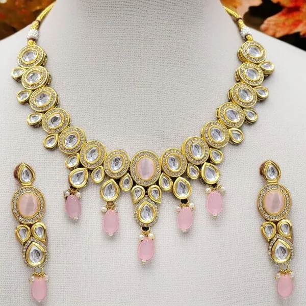 Baby_Pink_Classic_Function_Wear_Necklace_Set_Default_Title