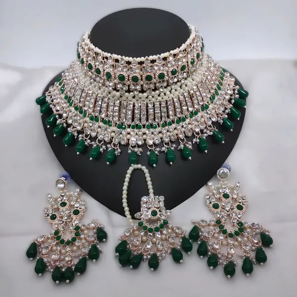 Classic_Elegant_Green_Necklace_Set_Default_Title