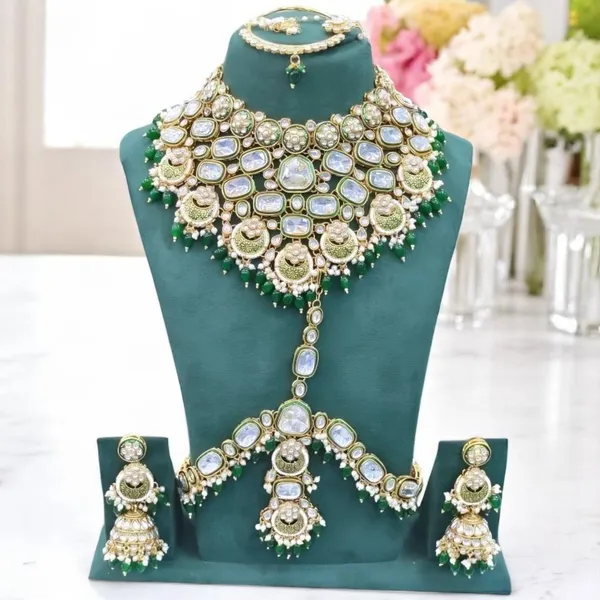 Green_Classic_Premium_Choker_Necklace_Set_Default_Title