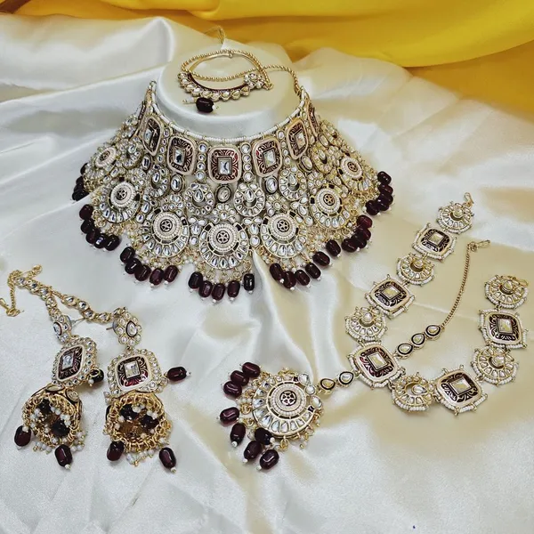 Maroon_Bridal_Jewellery_Necklace_Set_Default_Title