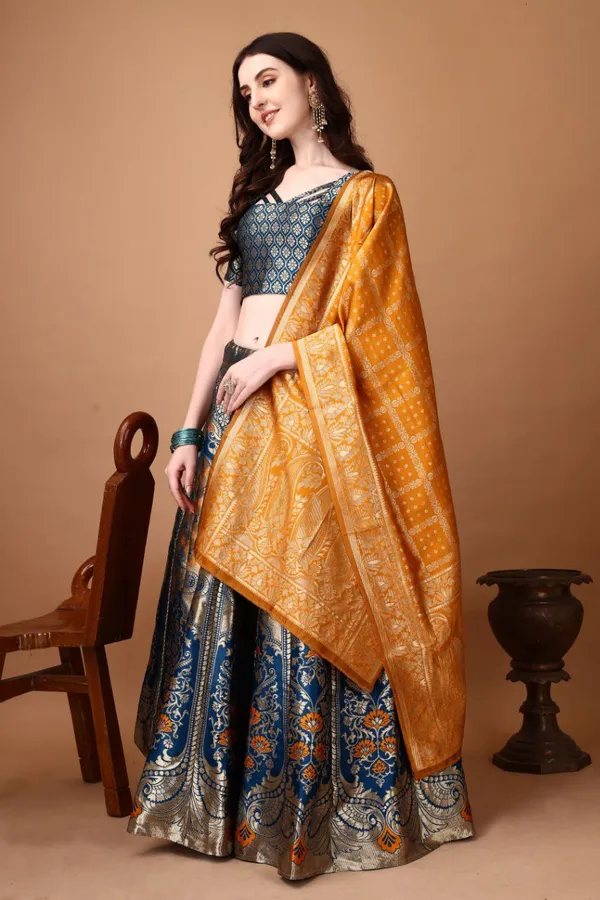 Soft_Silk_Jacquard_Multi_Color_Heavy_Lehenga_Choli_For_Wedding_Default_Title