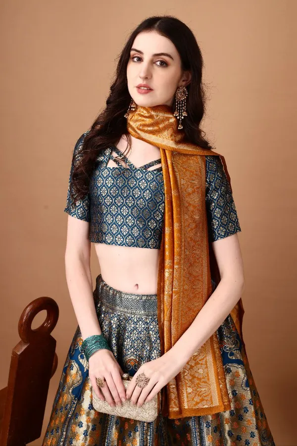 Soft_Silk_Jacquard_Multi_Color_Heavy_Lehenga_Choli_For_Wedding_Default_Title