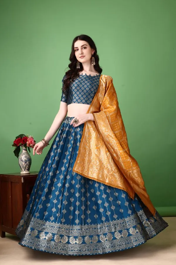 Traditional_Multi_Color_Heavy_Lehenga_Choli_For_Wedding_Wear_Default_Title