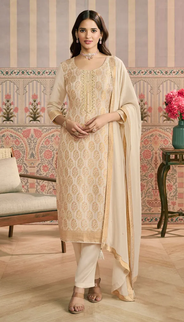 White_Viscose_Embroidered_Semi_Stitched_Salwar_Suit_With_Dupatta_Default_Title