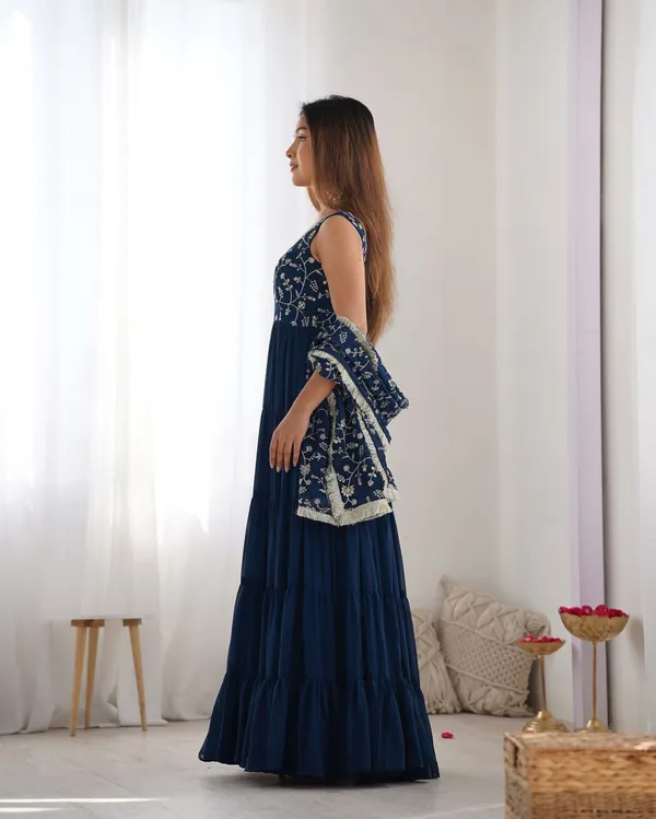 Ethnivo_Teal_Party_Wear_Fox_Georgette_Suit_Readymade_Suit