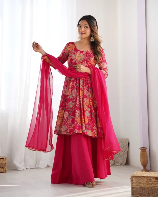 Multi_Color_Party_Wear_Designer_Roman_Silk_Chanderi_Readymade_Suit