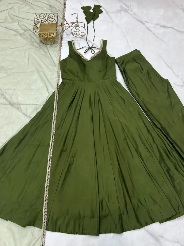 Mehendi_Color_Designer_Heavy_Roman_Silk_Readymade_Suit
