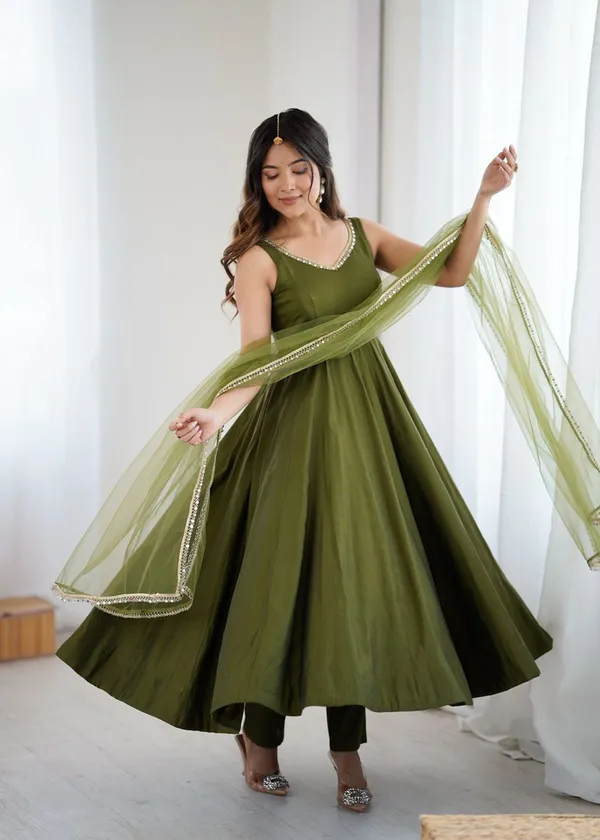 Mehendi_Color_Designer_Heavy_Roman_Silk_Readymade_Suit