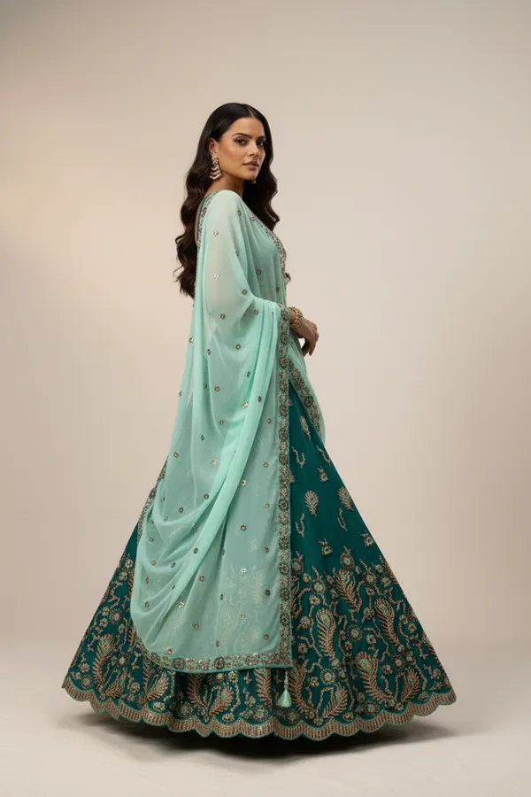 Premium_Party_Wear_Green_Lehenga_Choli_Default_Title