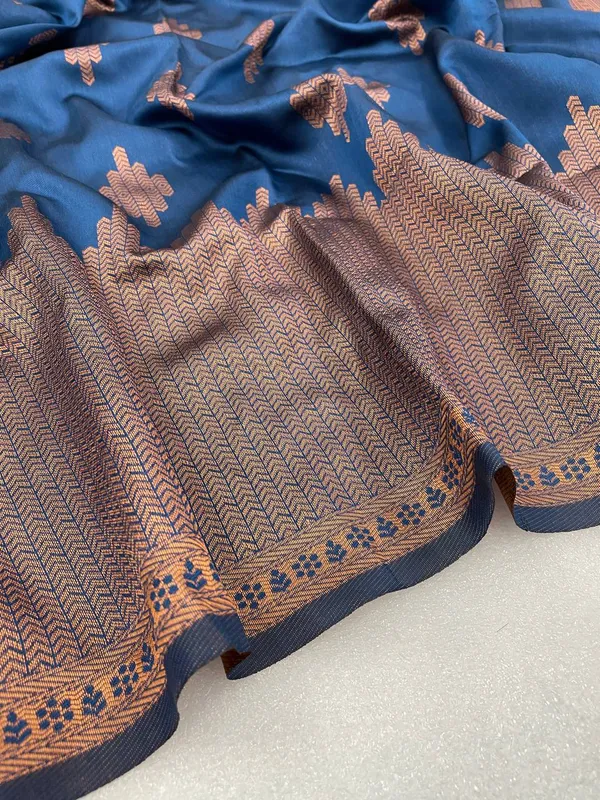 Navy_Blue_Function_Wear_Designer_Banarasi_Soft_Silk_Saree_Default_Title