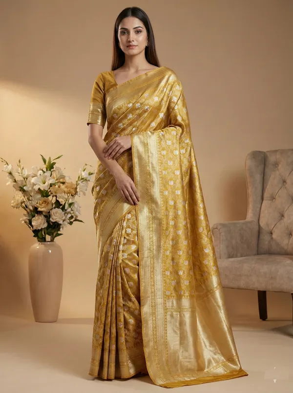 Chiku_Traditional_Wear_Designer_Banarasi_Soft_Silk_Saree_Default_Title