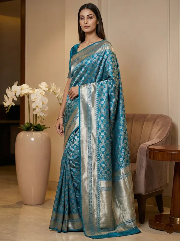Firozi_Ethnic_Wear_Designer_Banarasi_Soft_Silk_Saree_Default_Title
