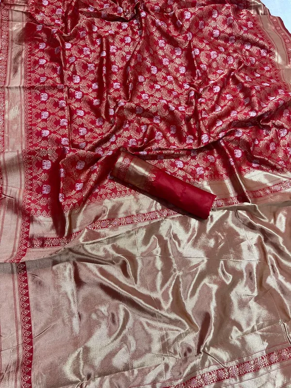 Red_Classic_Wear_Designer_Banarasi_Soft_Silk_Saree_Default_Title