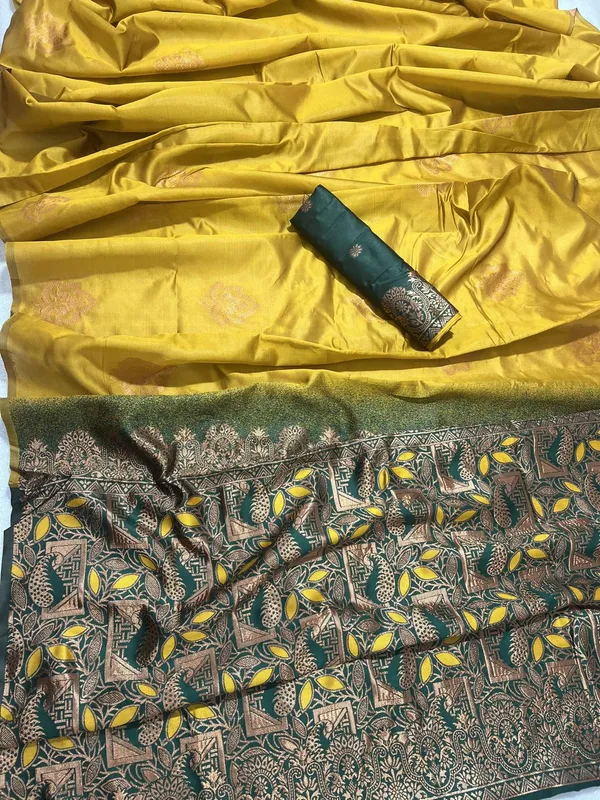 Yellow_Festive_Wear_Designer_Banarasi_Soft_Silk_Saree_Default_Title