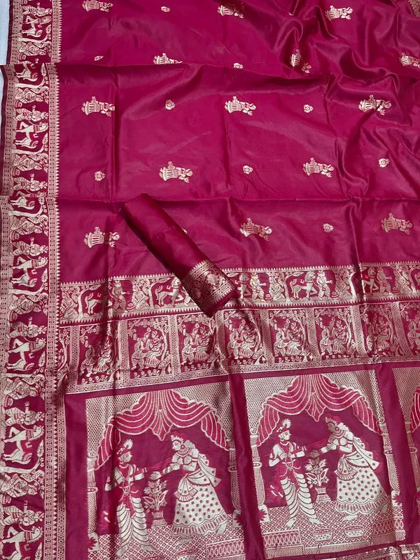Cherry_Wedding_Wear_Designer_Banarasi_Soft_Silk_Saree_Default_Title