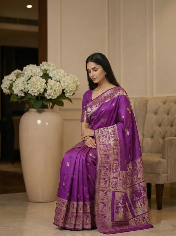 Purple_Classic_Wear_Designer_Banarasi_Soft_Silk_Saree_Default_Title