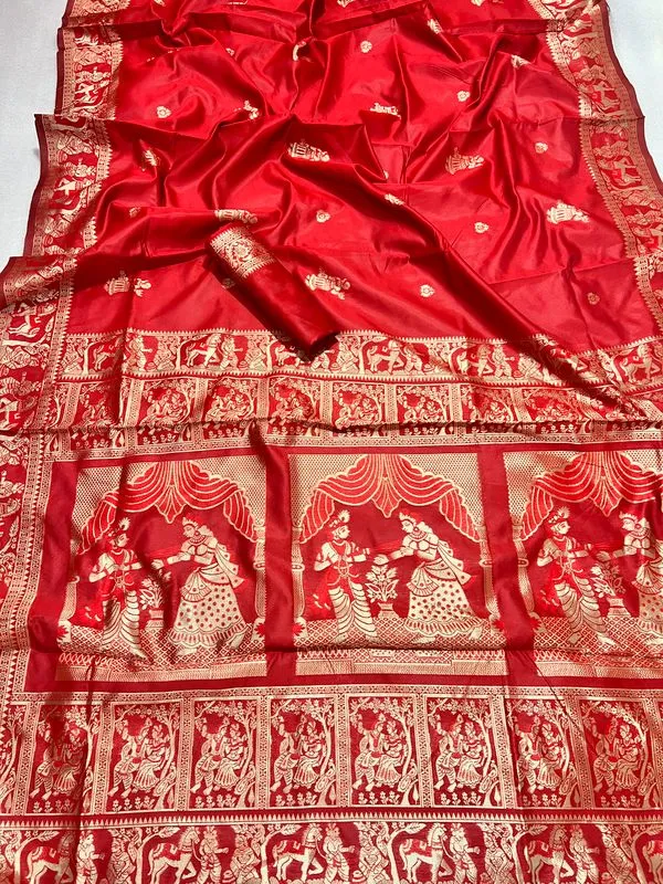Red_Ethnic_Wear_Designer_Banarasi_Soft_Silk_Saree_Default_Title
