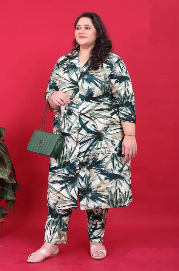Multi_Color_Stylish_Designer_Rayon_Kurti_Bottom_Set