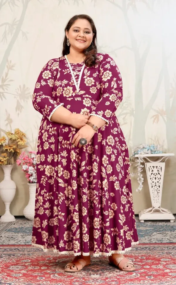 Wine_Color_Trendy_Designer_Rayon_Gown_With_Digital_Print