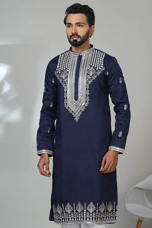 Traditional_Navy_Blue_Festive_Embroidered_Kurta_Set