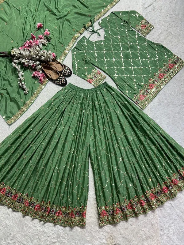 Sea_Green_Trendy_Designer_Chinon_Silk_Salwar_Suit