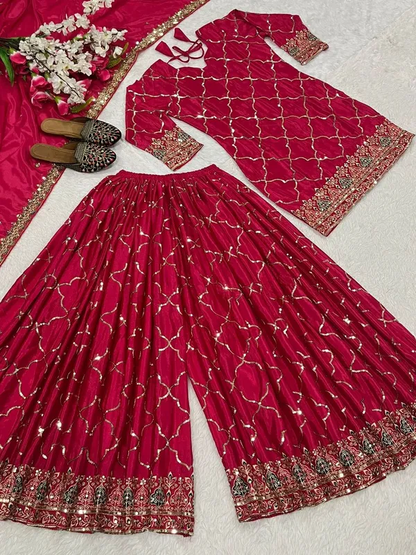 Pink_Stylish_Designer_Chinon_Silk_Salwar_Suit