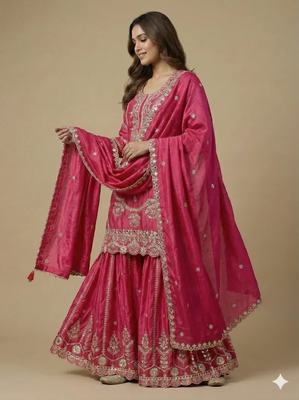 Pink_Elegant_Designer_Chinnon_Silk_Party_Wear_Salwar_Suit