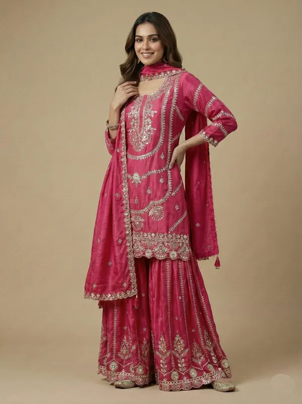 Pink_Elegant_Designer_Chinnon_Silk_Party_Wear_Salwar_Suit