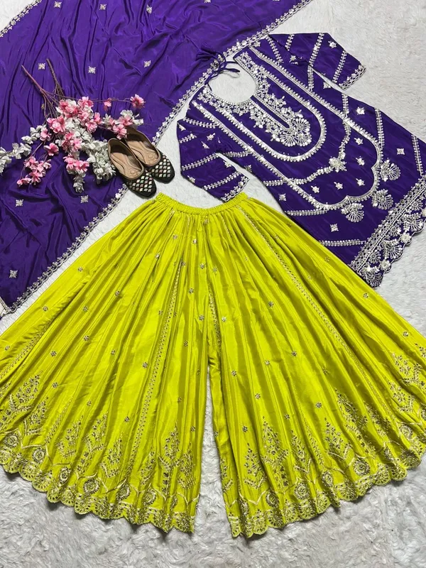 Purple_Yellow_Stylish_Trendy_Readymade_Heavy_Salwar_Suit_Collection