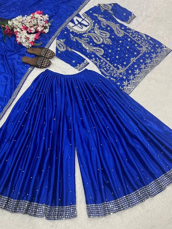 Blue_Festive_Wear_Designer_Chinon_Silk_Readymade_Suit