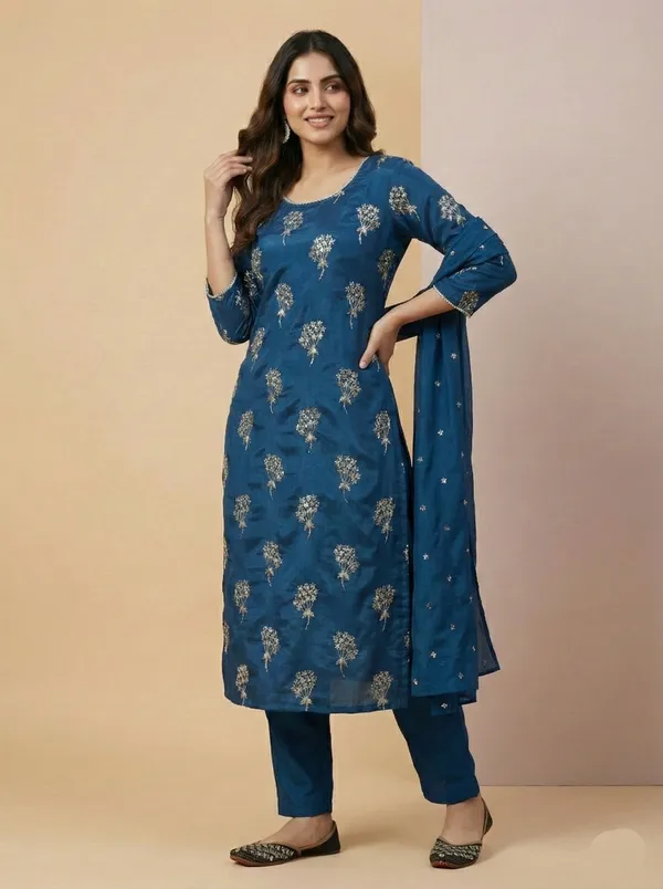 Blue_Designer_Chinon_Salwar_Suit_With_Heavy_Sequin_Embroidery