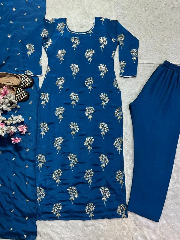 Blue_Designer_Chinon_Salwar_Suit_With_Heavy_Sequin_Embroidery