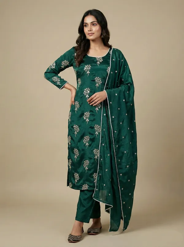 Luxury_Green_Designer_Chinon_Salwar_Suit_With_Heavy_Sequin_Work