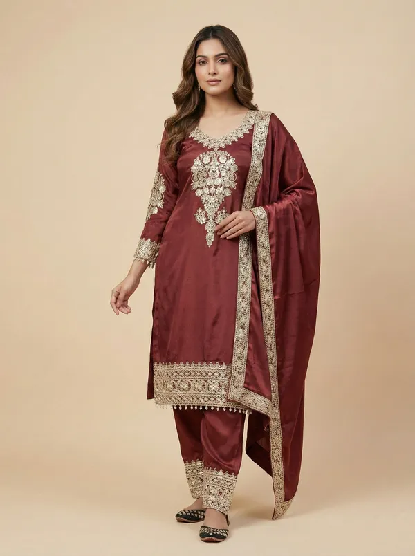 Festive_Wine_Maroon_Heavy_Embroidered_Designer_Salwar_Suit