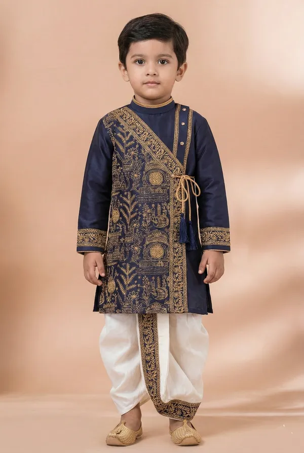 Traditional_Kids_Kurta_Dhoti_Set_For_Festive_Wear