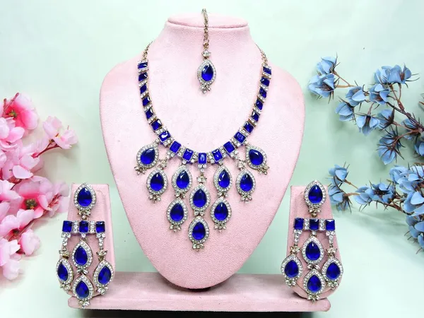 Blue_Party_Wear_Classic_Imitation_Jewellery_Necklace_Set_Default_Title