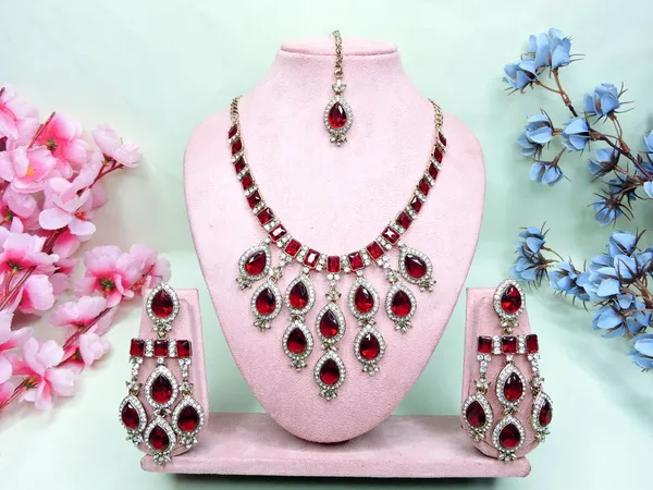 Maroon_Designer_Classic_Imitation_Jewellery_Necklace_Set_Default_Title
