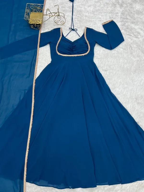 Blue_Elegant_Ethnic_Designer_Gown_With_Dupatta